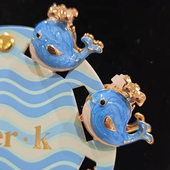 🐬🔹️Piper K 🔹️UK Exclusive Ocean-Themed Hair Set Of 8 Mini Metal Claw Clips - Picture 5 of 7